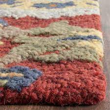 hand hooked wool rug
