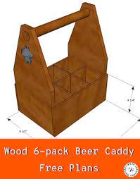 If you are thinking about making a little bench, you may desire to look at totally free woodworking strategies that come with. Free Woodworking Plans Wood Beer Caddy Plans 6 Pack Beer Tote Whiskey Wood Creations