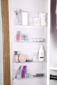 diy minimalist makeup organization hack