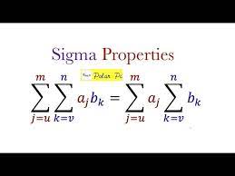 Sigma Notation Double Sum To