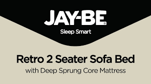 jay be retro two seater sofabed with