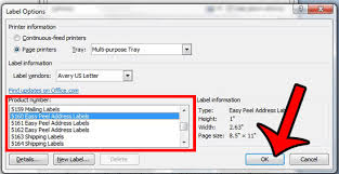 how to print avery labels in word