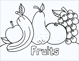 Tranh tô màu trái cây, hoa quả