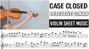 detective conan violin sheet