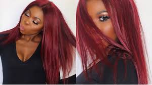 My natural hair color is dark brown. Black To Red Burgundy Hair Dye At Home For Cheap No Bleach Youtube