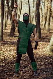 Traditional and digital drawings only. Reptile Cosplay Costume Mortal Kombat Green Ninja Suit With Etsy