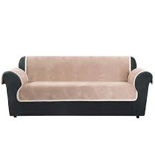surefit sure fit vintage leather sofa