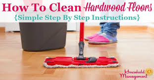 how to clean hardwood floors step by