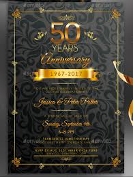 14 50th wedding anniversary invitation