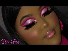 barbie pink cut crease makeup tutorial