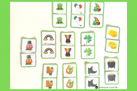 Here are 50 memory and matching games for your preschool! Free St Patrick S Day Printable Matching Game For Kids