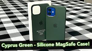 Чехол apple iphone 12/12 pro leather case with magsafe для iphone 12/12 pro балтийский синий. Trying Out The New Cyprus Green Apple Silicone Case With Magsafe Iphone 12 12 Pro Youtube
