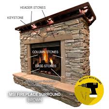 fireplace surrounds m rock stone