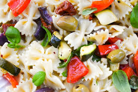 roasted vegetable pasta salad with