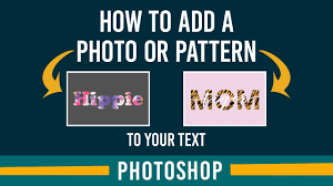 create text with an image or pattern