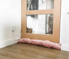 how to make a homemade draught excluder
