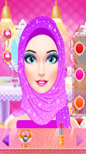 hijab princess makeup makeover salon