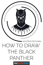 how to draw the black panther really
