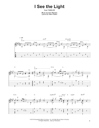 I See The Light From Disneys Tangled By Alan Menken Piano Vocal Guitar Right Hand Melody Digital Sheet Music