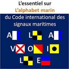 International maritime signal flags are various flags used to communicate with ships. Alphabet Marin Audio Inclu Code International Des Signaux Maritimes