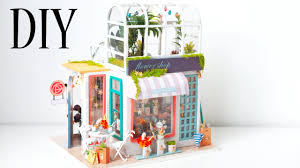 diy miniature dollhouse kit flower