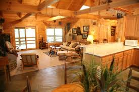 two story log cabin silver ridge resort