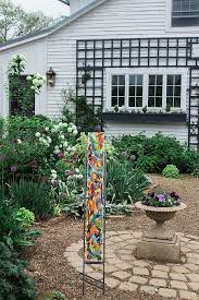 Kaleidoscope Garden Totem By Helen Rudy