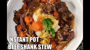 beef shank recipe instant pot