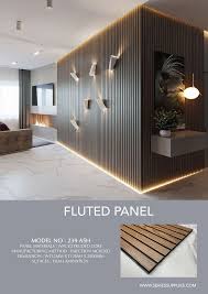 Black Line Wood Slat Wall Panel Home