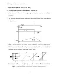design of beams flexure and shear