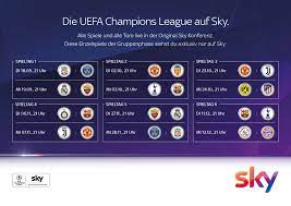 Die sieger erreichen die dritte qualifikationsrunde zur uefa champions league, die am 19. Uefa Champions League These Individual Group Stage Matches Are Exclusive To Sky