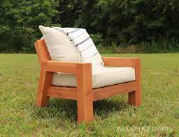 diy chunky outdoor chair building plans