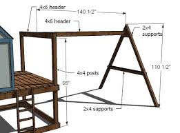 Build A Swing Set For The Playhouse