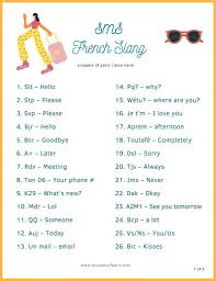 121 french slang words phrases texts