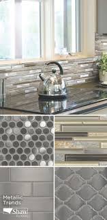Our fasade backsplash installation guide shows how to install our beautiful backsplashes. Shaw S Mega Trend Metallic Finishes Is A Metallic Look That Can Bring Sleek And Modern To J Kitchen Backsplash Glass Tile Backsplash Kitchen Kitchen And Bath