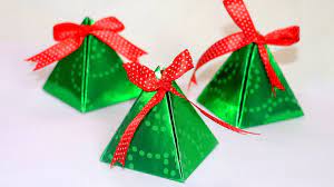 diy pyramid gift box little crafties