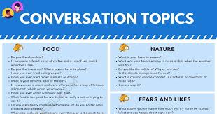 conversation topics 162 great topics