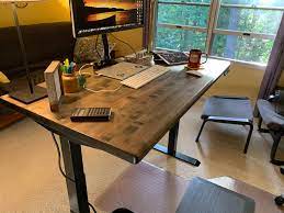 By building this type of desk, you will be having an all in one someone has shared a beautiful l shaped diy desk on reddit. My Semi Diy Standing Desk Standingdesk
