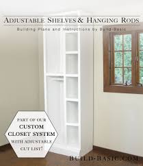 Adjustable Shelves And Hanging Rods