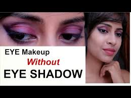 eye makeup only using lipstick