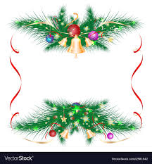 Christmas Card As A Frame Royalty Free Vector Image