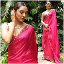 kiara advani s pink sarees collection