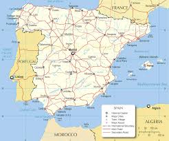 This map shows provinces in spain. Spain Provinces Map