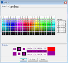 6 3 Color Color Set Pattern And Font Panels