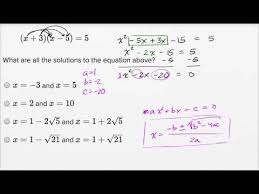 Solving Quadratic Equations Harder