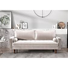 Us Pride Furniture Hazen Tufted Sofa Beige