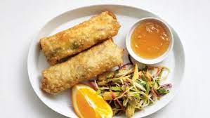 Egg Rolls With Slaw gambar png