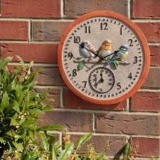 Birdwood Wall Clock 12 Outdoor