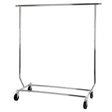 The height of the bar is fully adjustable from 48 to 60. Salesman Clothing Rack Garment Racks Clothes Racks Clothing Racks