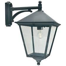 Outdoor Wall Light Lantern Black